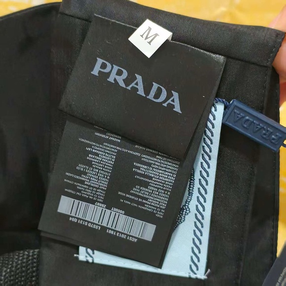 Prada Gold-Plated Logo Recycled Nylon Bra - Picture 6 of 9